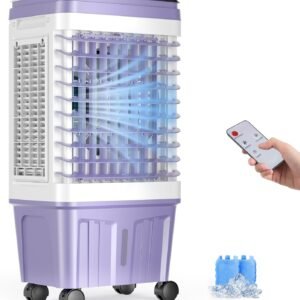 Portable Air Conditioners, 3000 CFM Swamp Cooler, Evaporative Air Cooler with 6.87 Gal Water Tank, 3 Speeds & 4 Modes, 120° Oscillation, 15H Timer Air Cooler for Home, Kitchen, Bedroom
